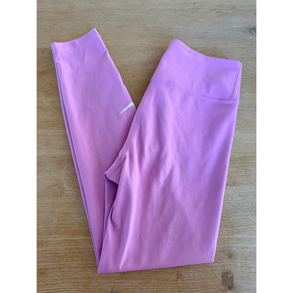 Nike One Dri-FIT Girls Leggings – Pink – Size Medium - Picture 2 of 7